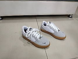 022 Nike AIR Force Gri-Beyaz Bayan Ayakkabı